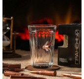Стакан граненый с пулей "Непробиваемый"