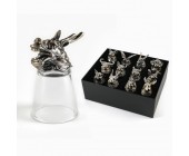 Набор рюмок-перевёртышей  на 12 персон