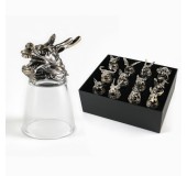 Набор рюмок-перевёртышей  на 12 персон